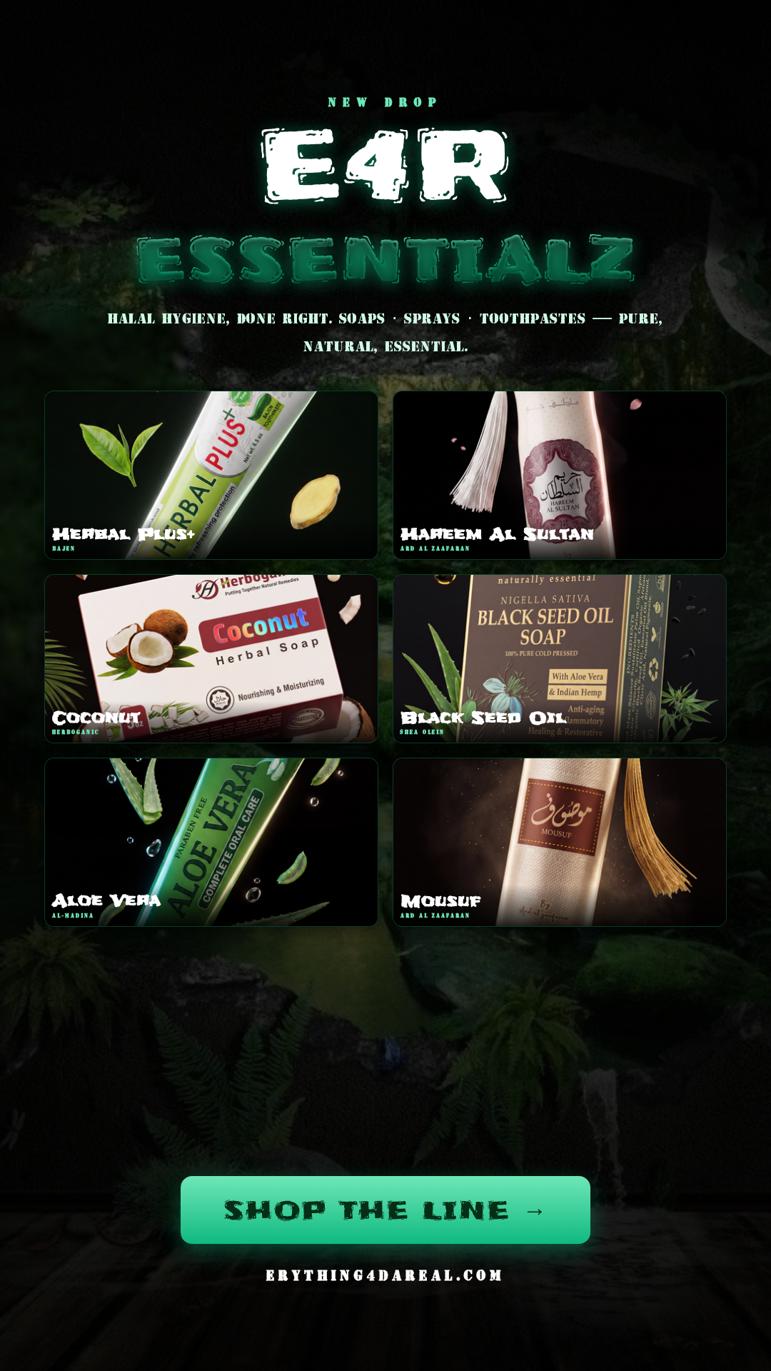 E4R Essentialz — Shop the full halal hygiene line