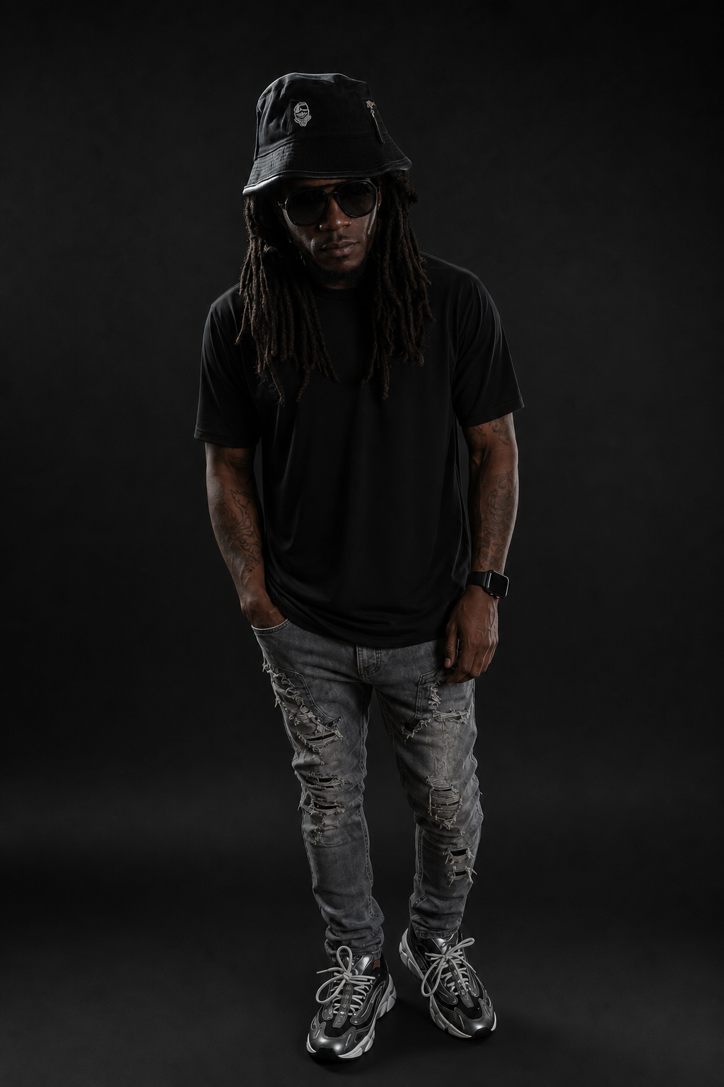 Everyday Carry — Premium Tee + Bucket Hat